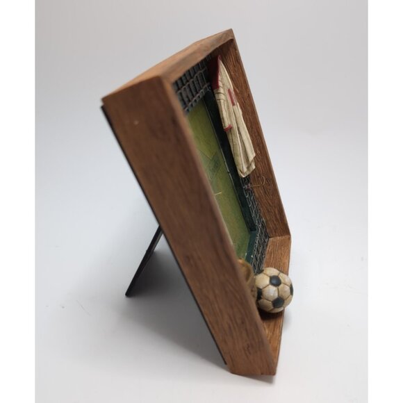 Russ Old Time Sports Soccer 3.5" x 5" Picture Box Frame Vintage - Picture 11 of 16